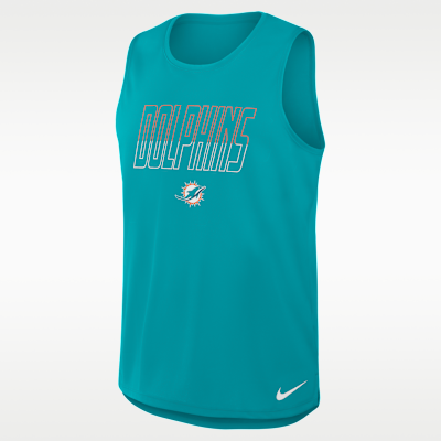 Miami Dolphins Men's Nike Dri-FIT NFL Tank Top. Nike.com